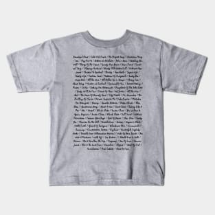 The National - All Songs (before Sleep Well Beast) Kids T-Shirt